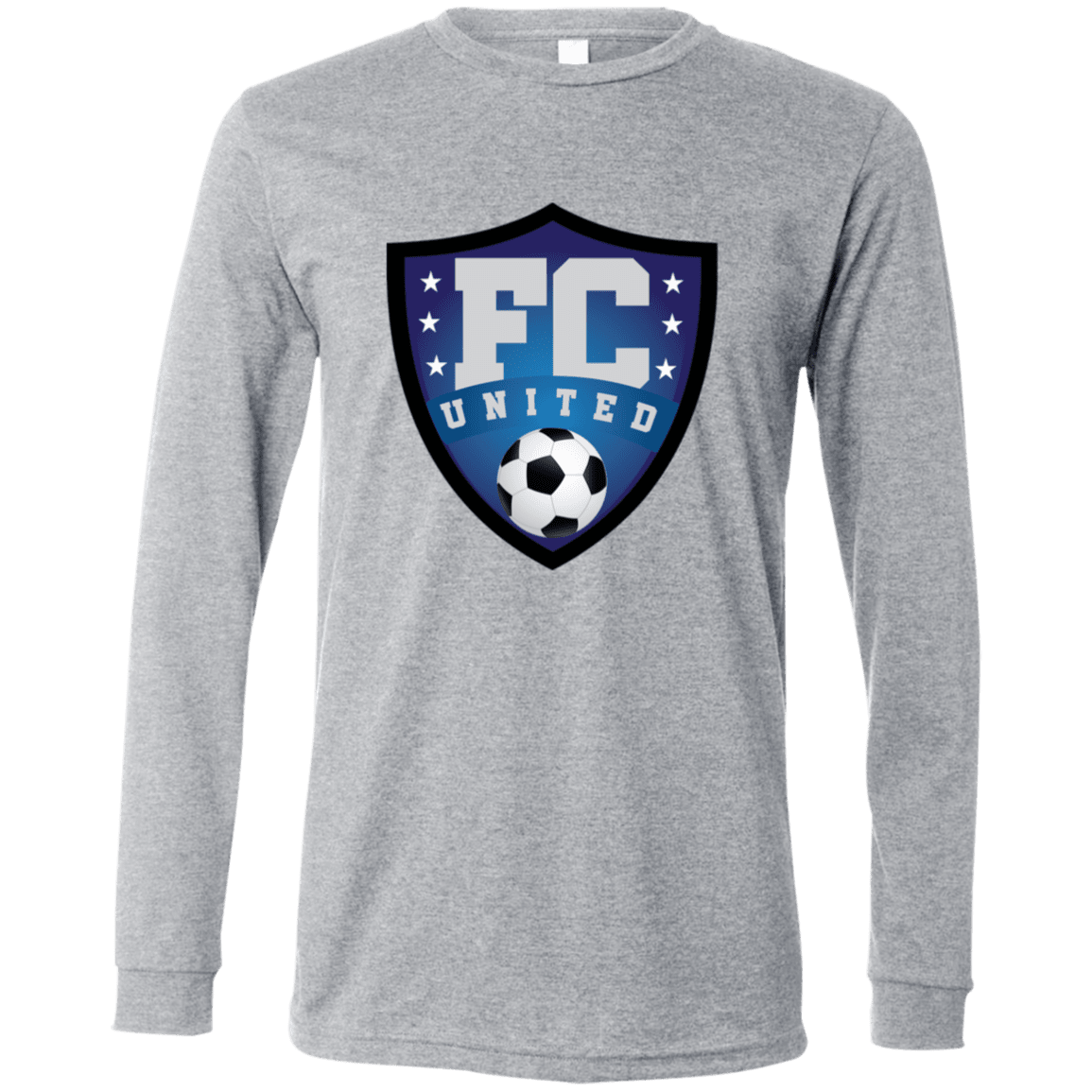 FC United Bella + Canvas Men's LS T-Shirt - 931 Graphics